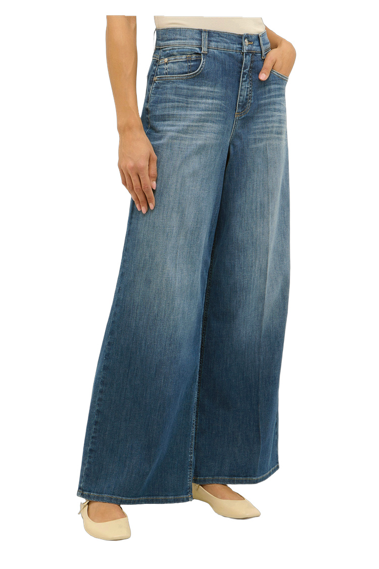 Hose aus Baumwolle und Elasthan – Rückansicht