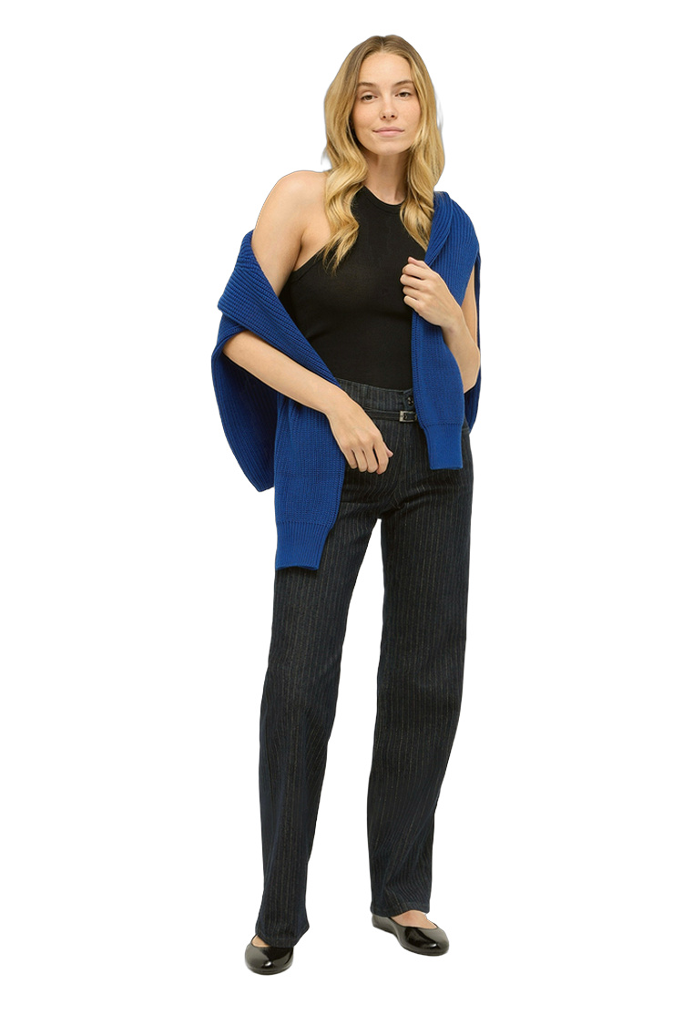 Hose aus Baumwolle und Viskose – Rückansicht