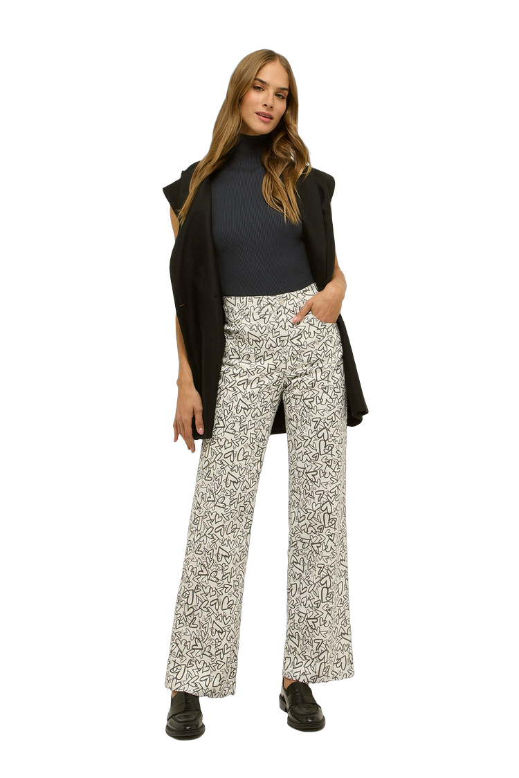 Hose mit Baumwollmischung und Comfort Stretch – Rückansicht