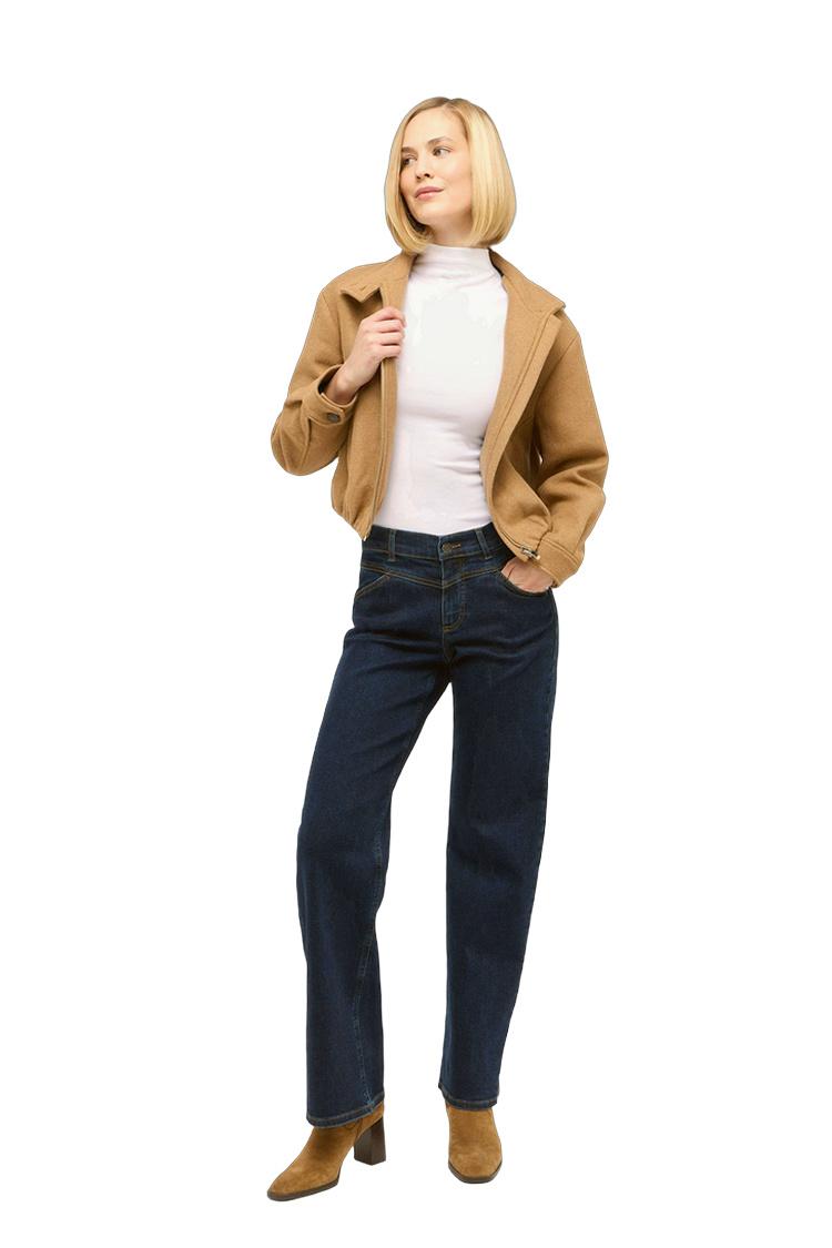 Hose mit Stretch-Anteilen für Damen – Rückansicht