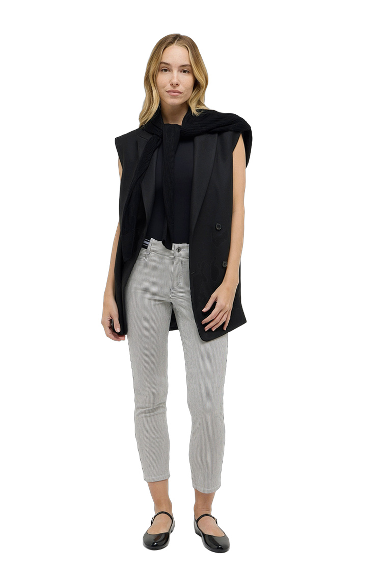 Hose mit Stretch-Material und 89% Baumwolle – Rückansicht