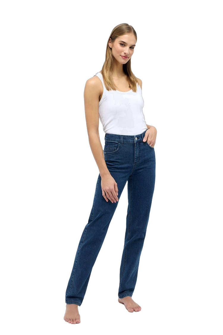 Hose mit Elasthan-Anteil für Damen – Rückansicht