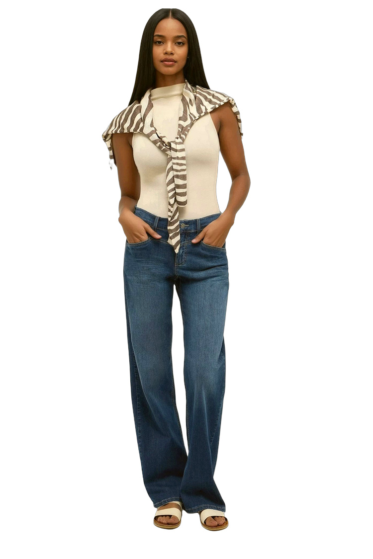 Hosenanzug aus Baumwolle und Elasthan – Rückansicht