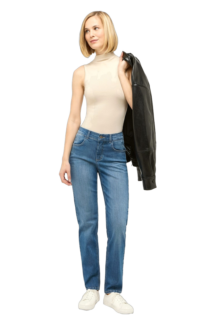 Jeans aus Baumwolle und Elasthan – Rückansicht