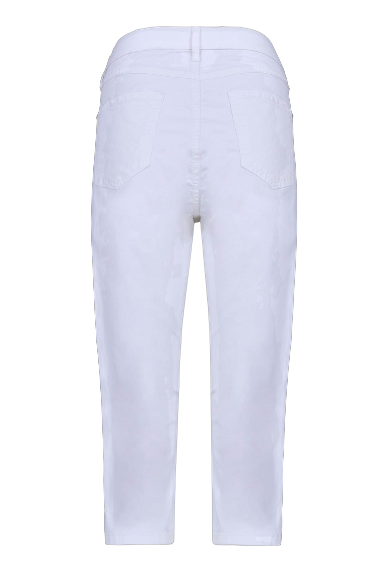 Leichte Damenshorts mit Slim Fit Passform – Rückansicht