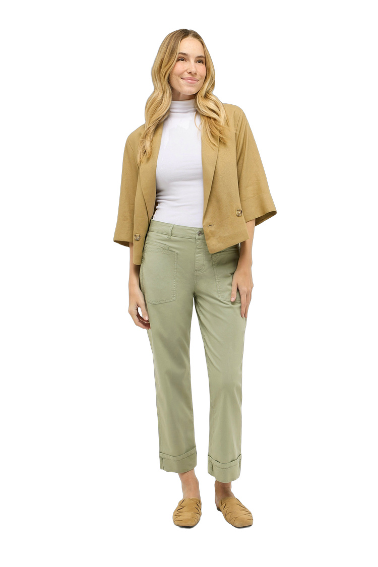 Leichte Hose mit großen Fronttaschen – Rückansicht