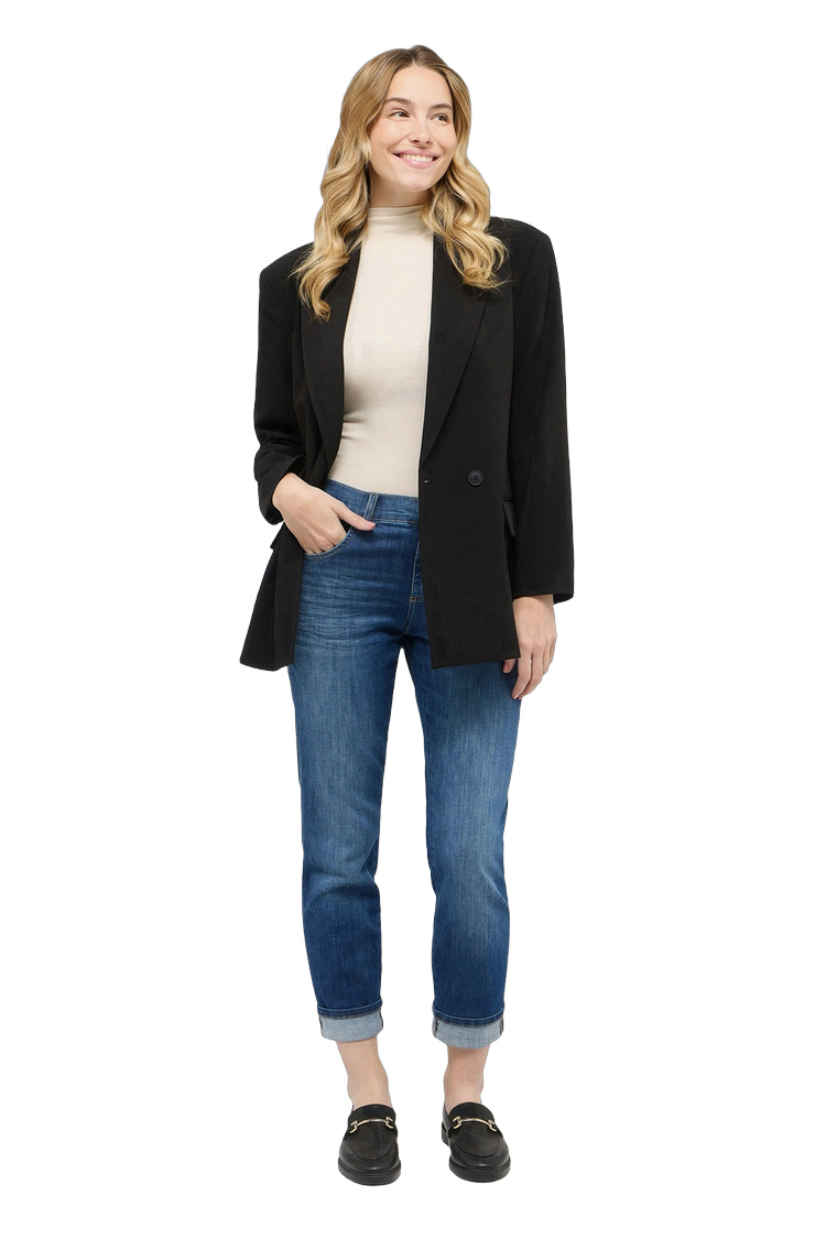 Hose mit recycelten Materialien und Comfort Stretch – Rückansicht