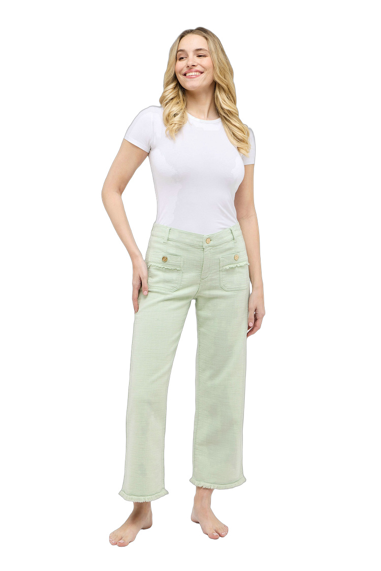 Relaxed Fit Culotte Hose Sommer Damen – Rückansicht