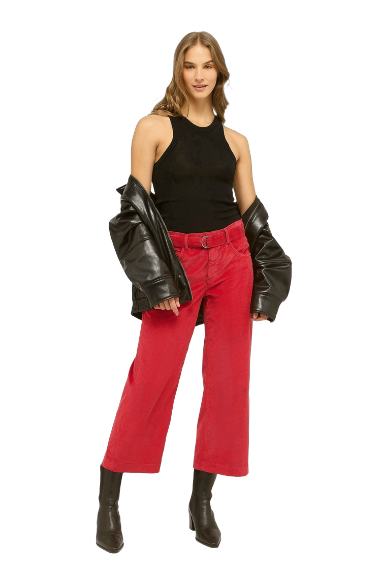 Relaxed Fit Hose aus Baumwollmischung – Rückansicht