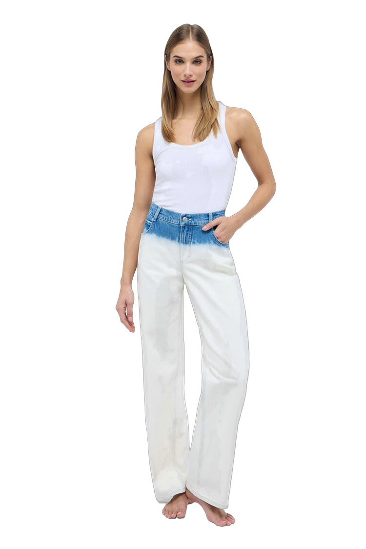 Relaxed-Fit-Hose für Damen – Rückansicht