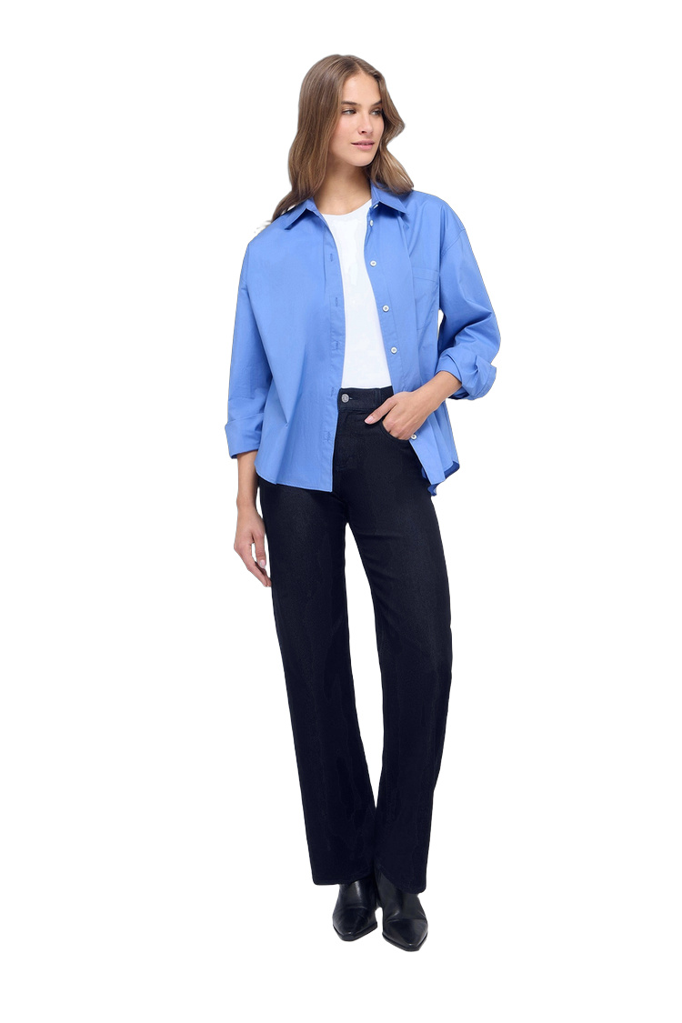 Relaxed Fit Hose mit Lyocell – Rückansicht