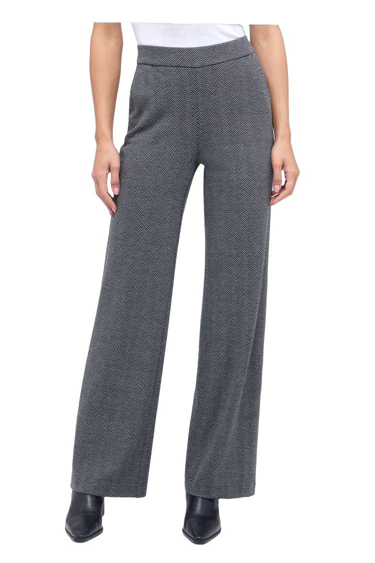 Relaxed Fit Hose mit Paspeltaschen – Rückansicht