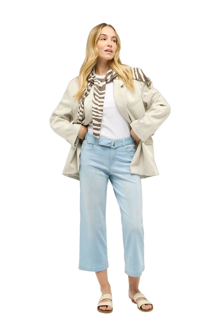 Relaxed Fit Jeans mit mittlerer Bundhöhe – Rückansicht