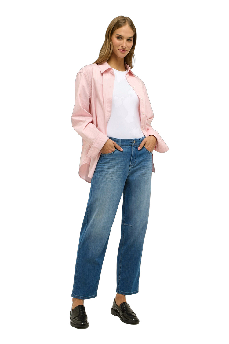 Relaxed Fit T-Shirt mit Elasthan – Rückansicht