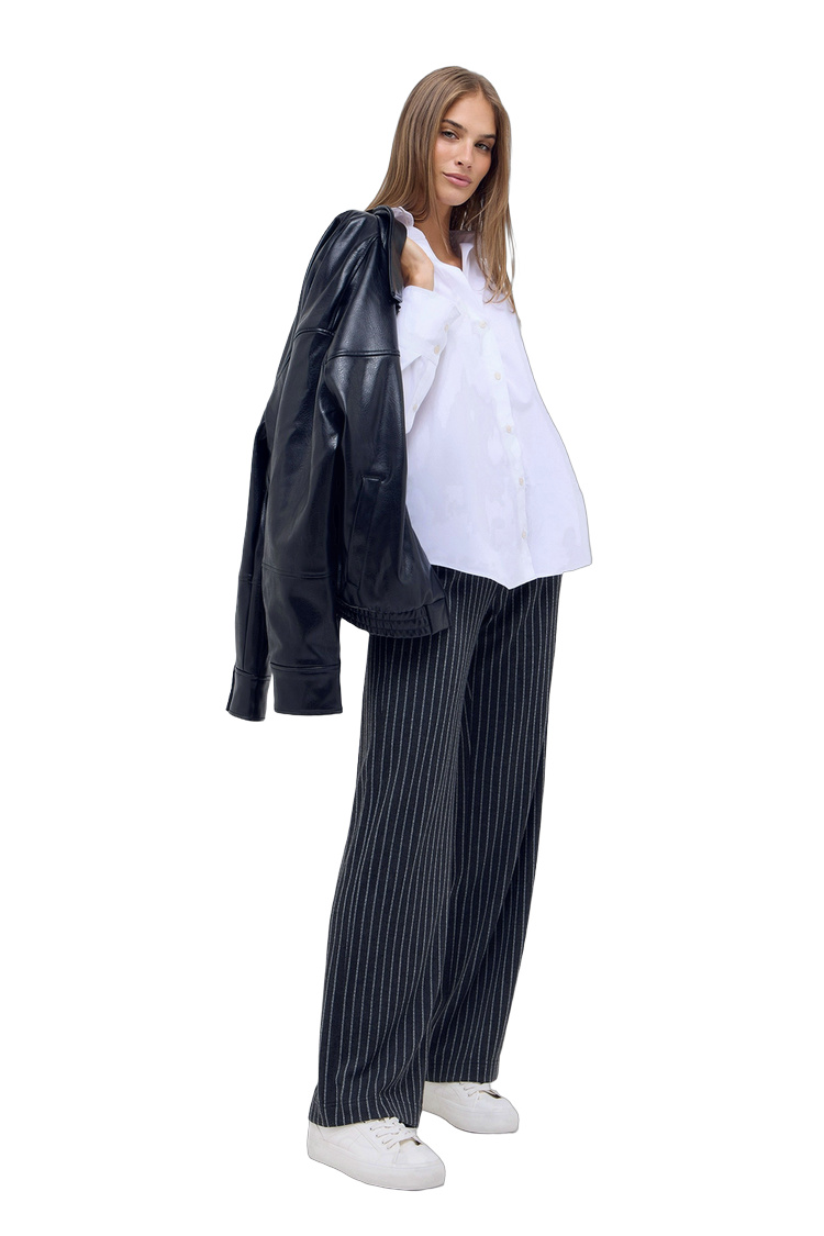 Relaxed Freizeithose mit Elasthan – Rückansicht