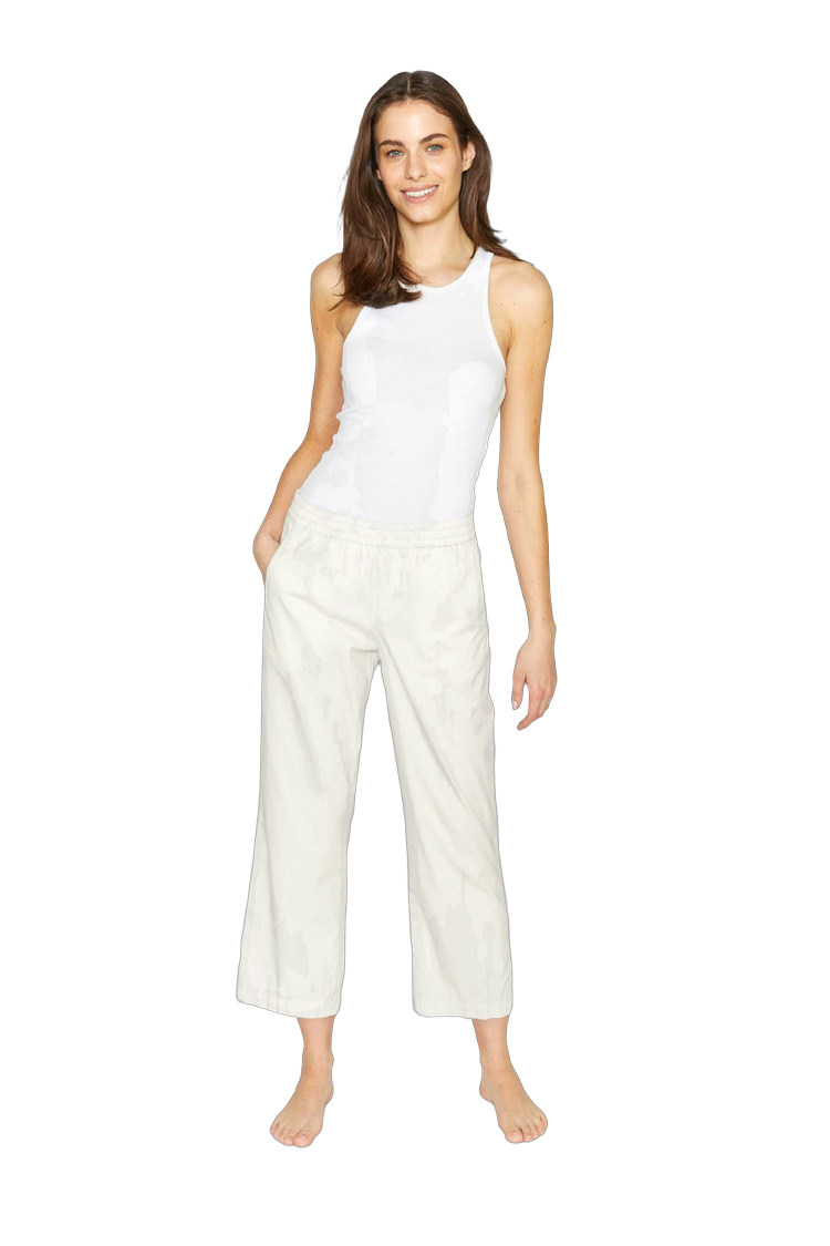 Relaxed Hose mit Baumwolle – Rückansicht