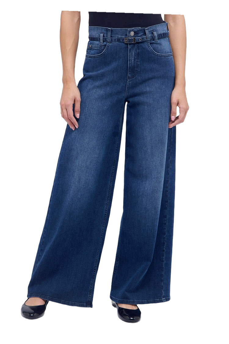 Relaxed-Hose mit Elasthan-Anteil – Rückansicht