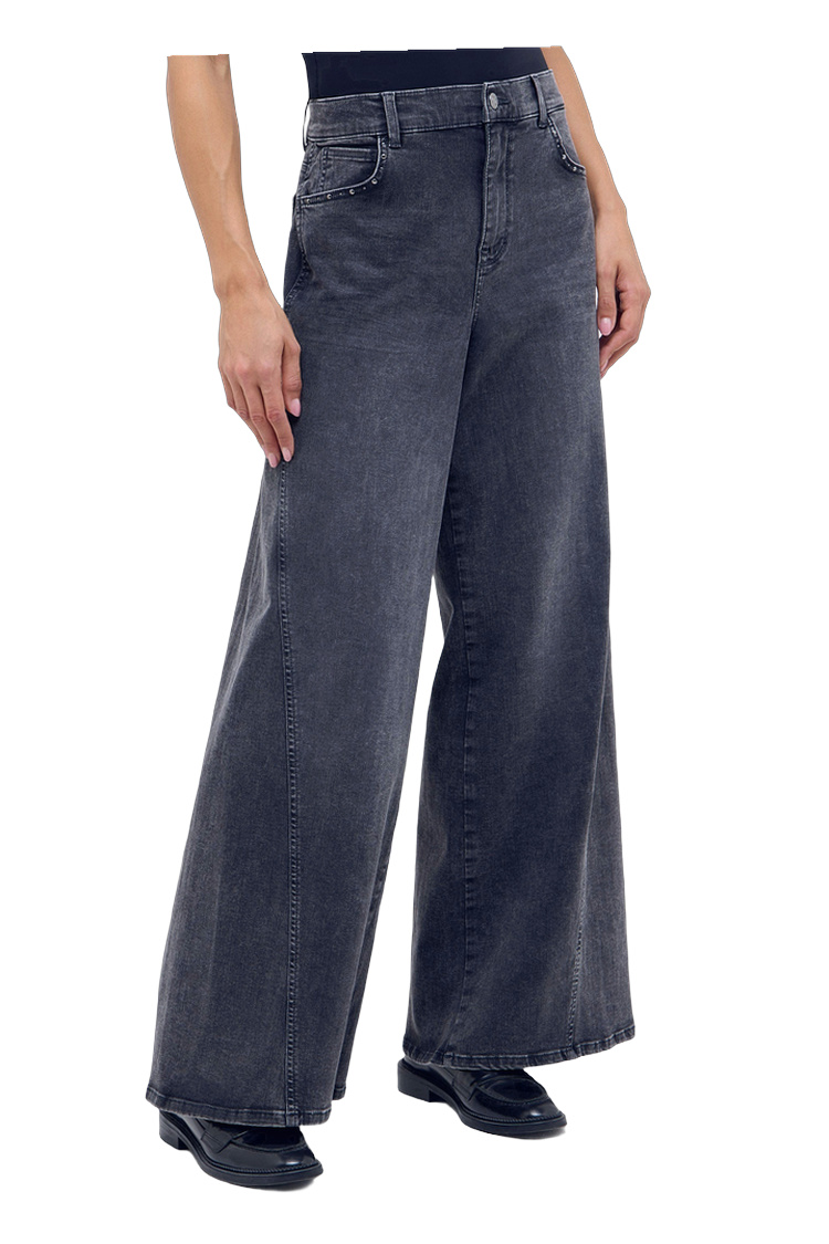 Relaxed-Hose mit Elasthan-Anteil – Rückansicht