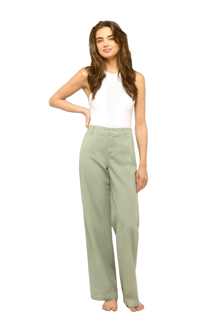 Relaxed Hose mit Paspeltaschen – Rückansicht