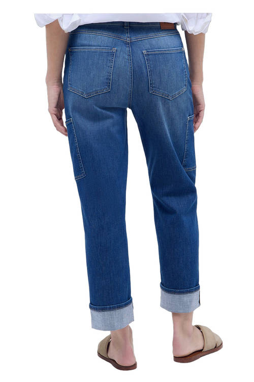 Robuste Cargo Jeans – Detail der Tasche