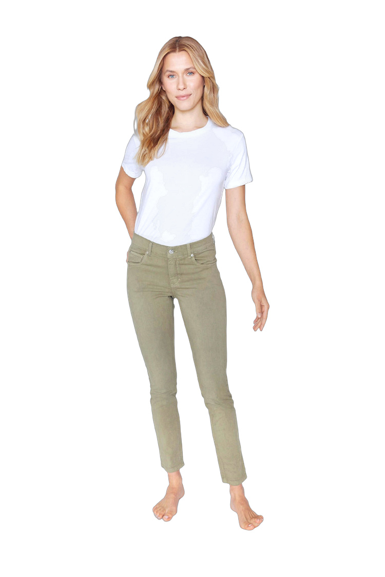 Skinny Jeans mit Elasthan – Seitenansicht