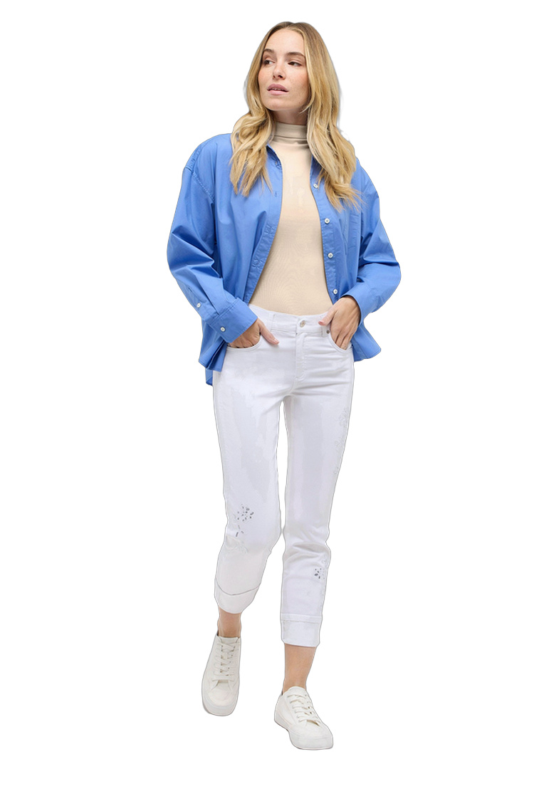 Slim-Fit-Hose für Damen – Rückansicht