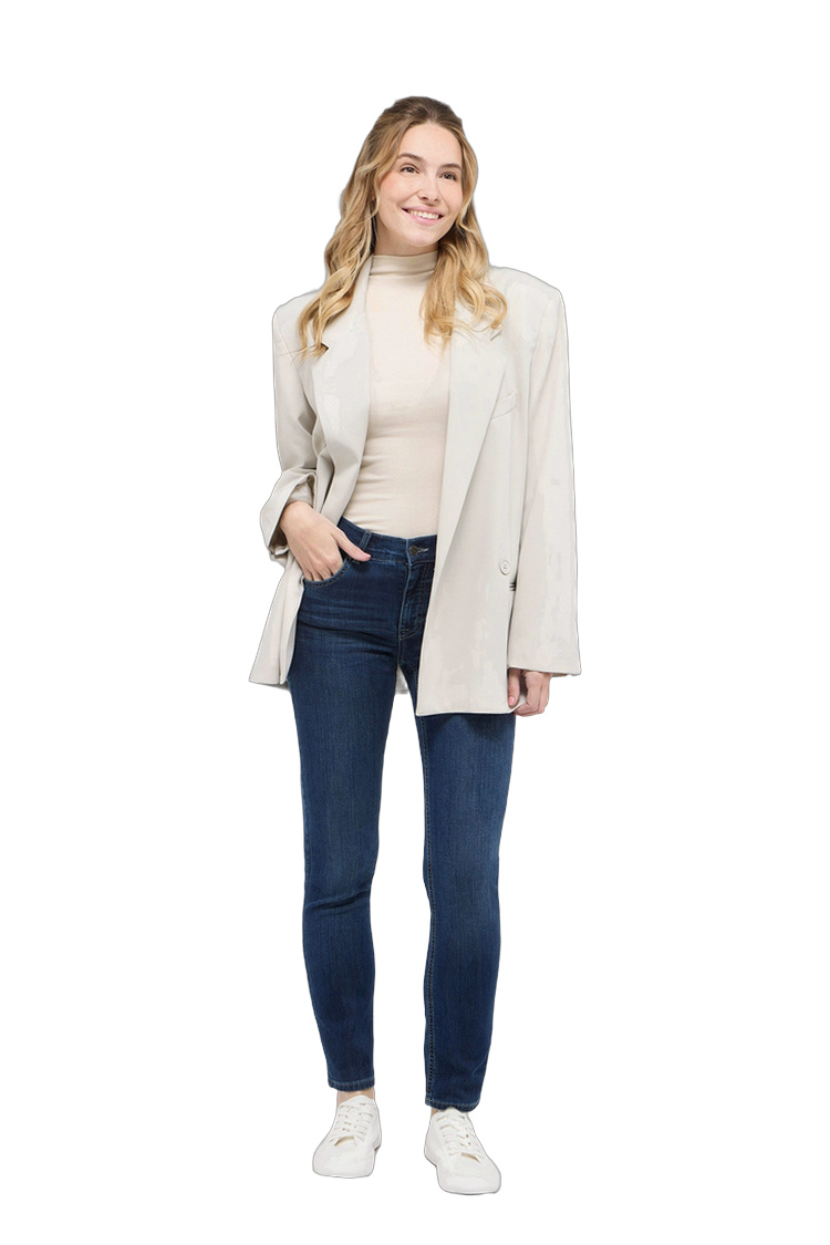 Slim-Fit-Hose aus Baumwolle – Detail der Tasche