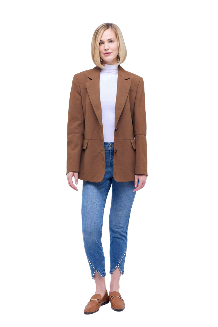 Slim-Fit-Hose für Damen – Rückansicht