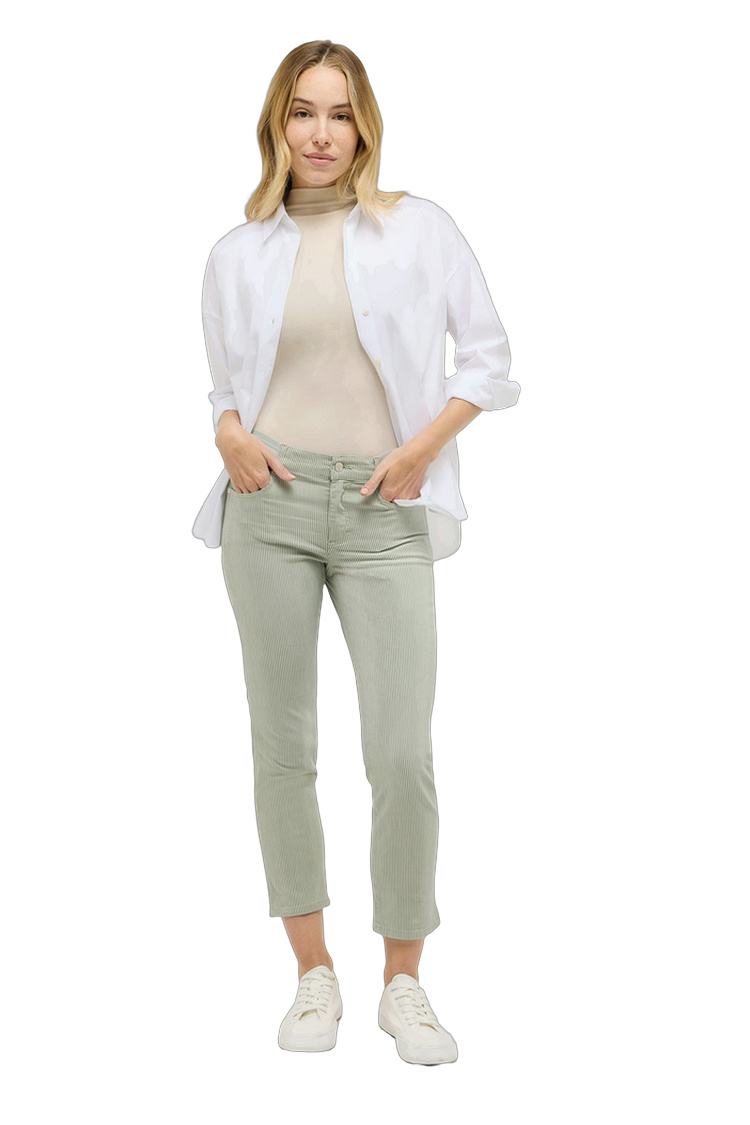 Slim-Fit-Hose mit Dehnbund – Rückansicht