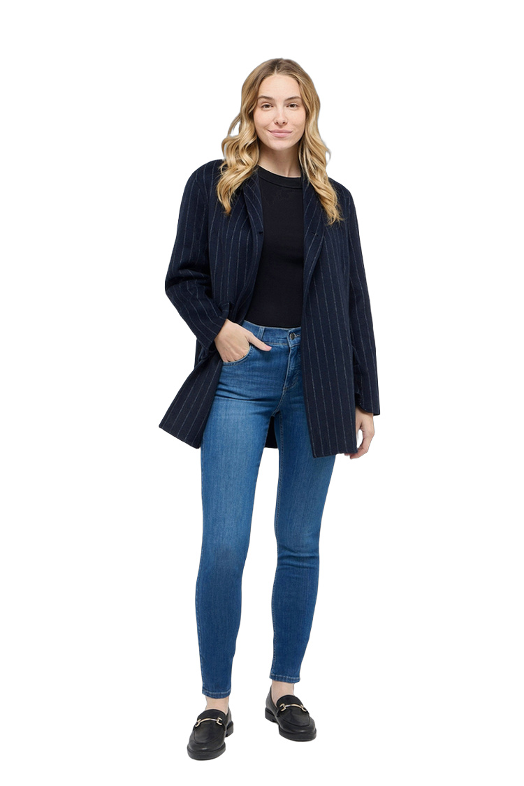 Slim Fit Hose mit Elasthan – Rückansicht