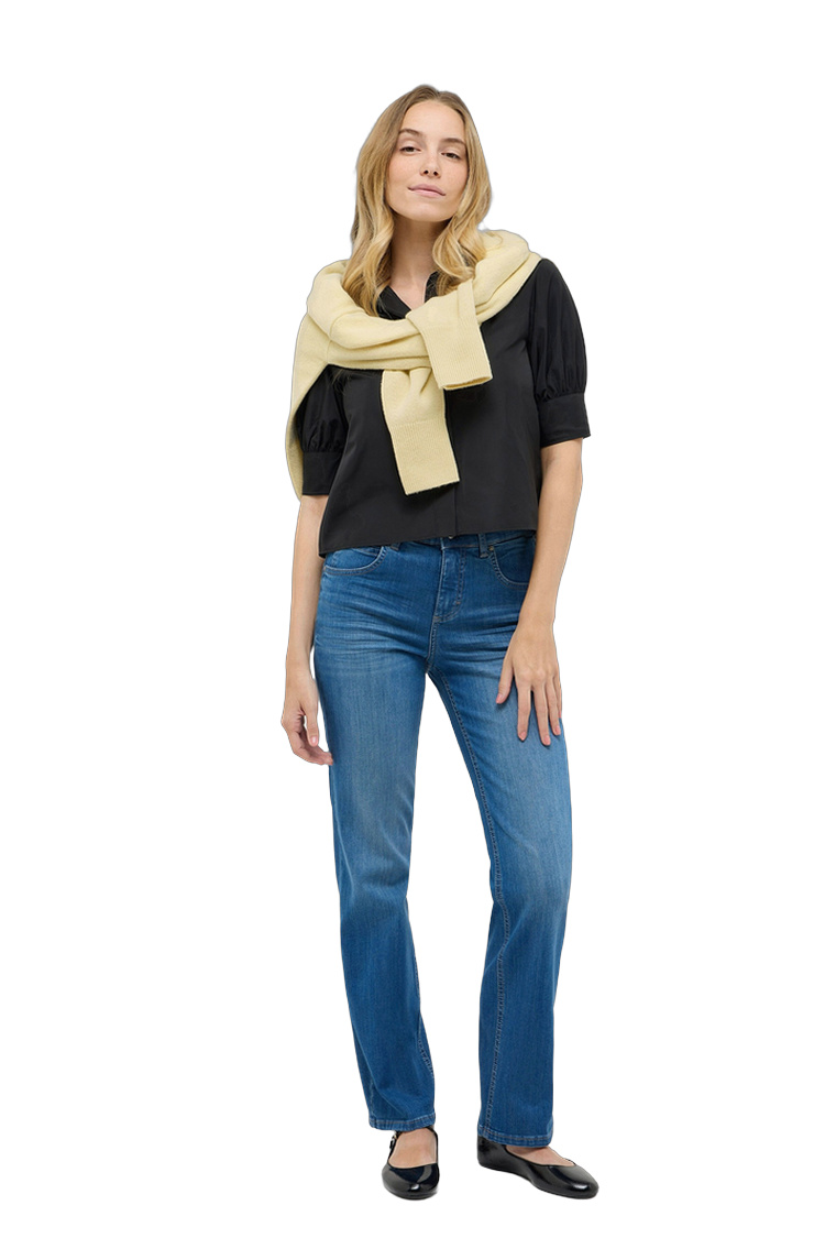 Jeans aus sportivem Denim für Damen – Rückansicht