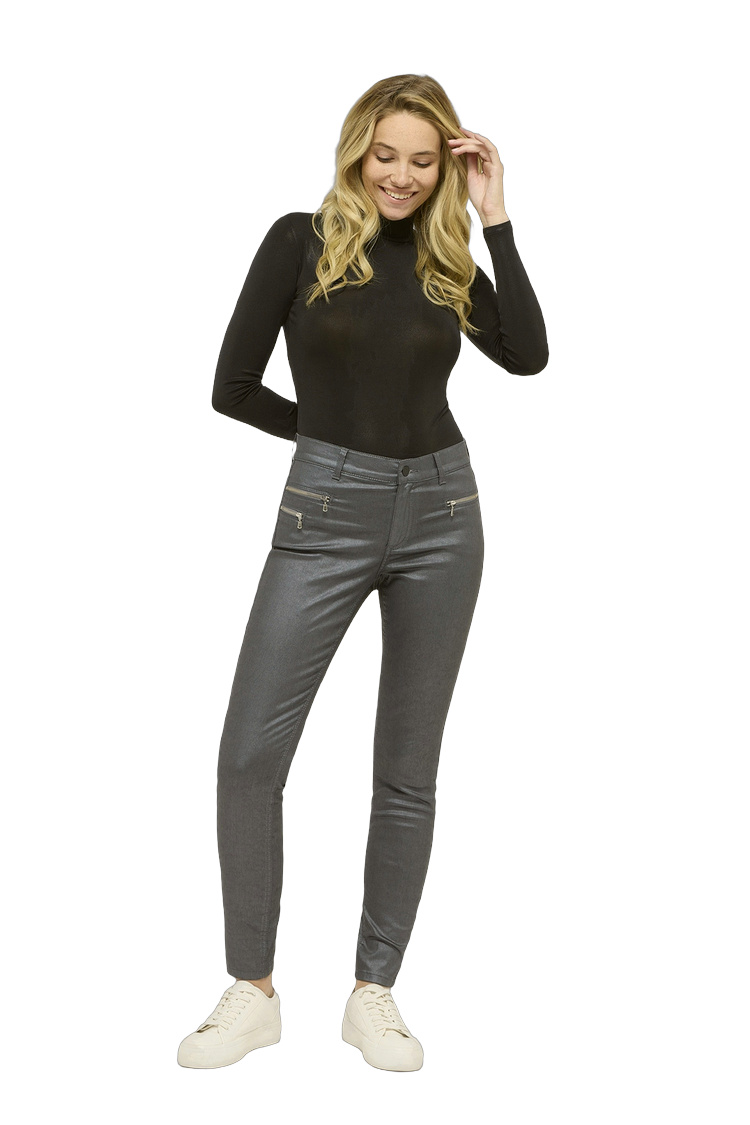 Straight leg Hose mit Elasthan-Anteil – Rückansicht