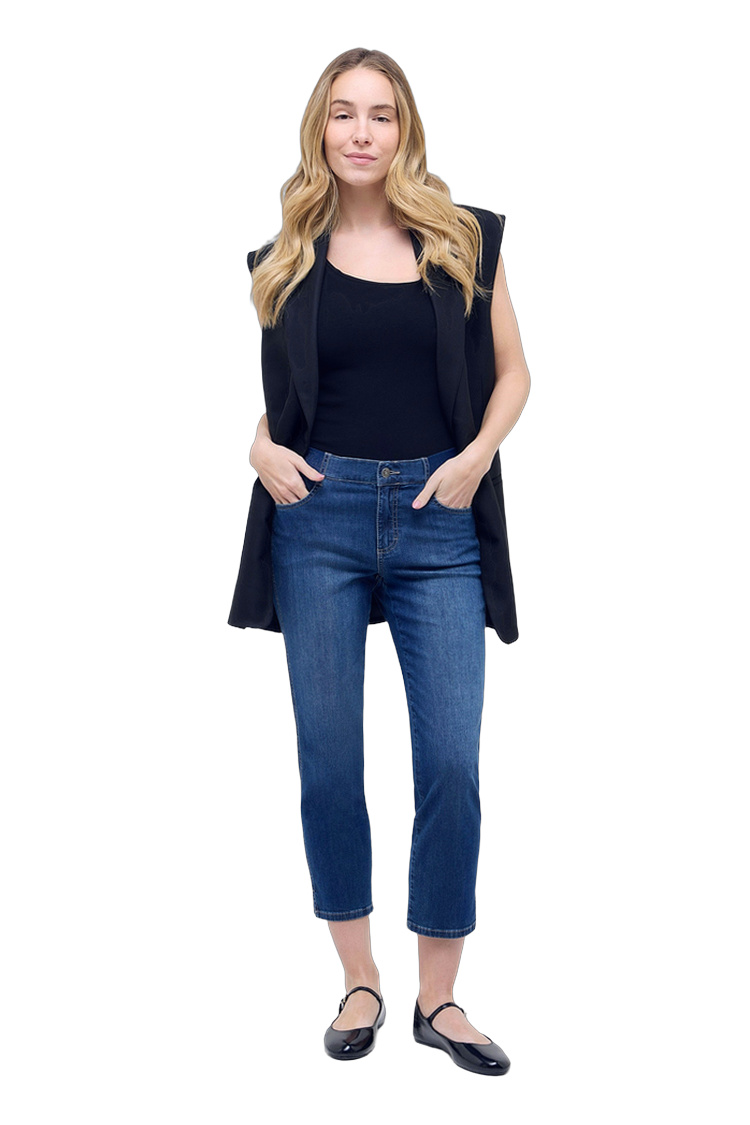 Ultraleichte Jeans mit Elasthan – Rückansicht