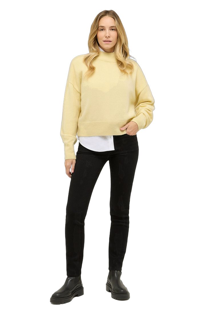 Warme Hose für Damen mit Viskoseanteil – Rückansicht