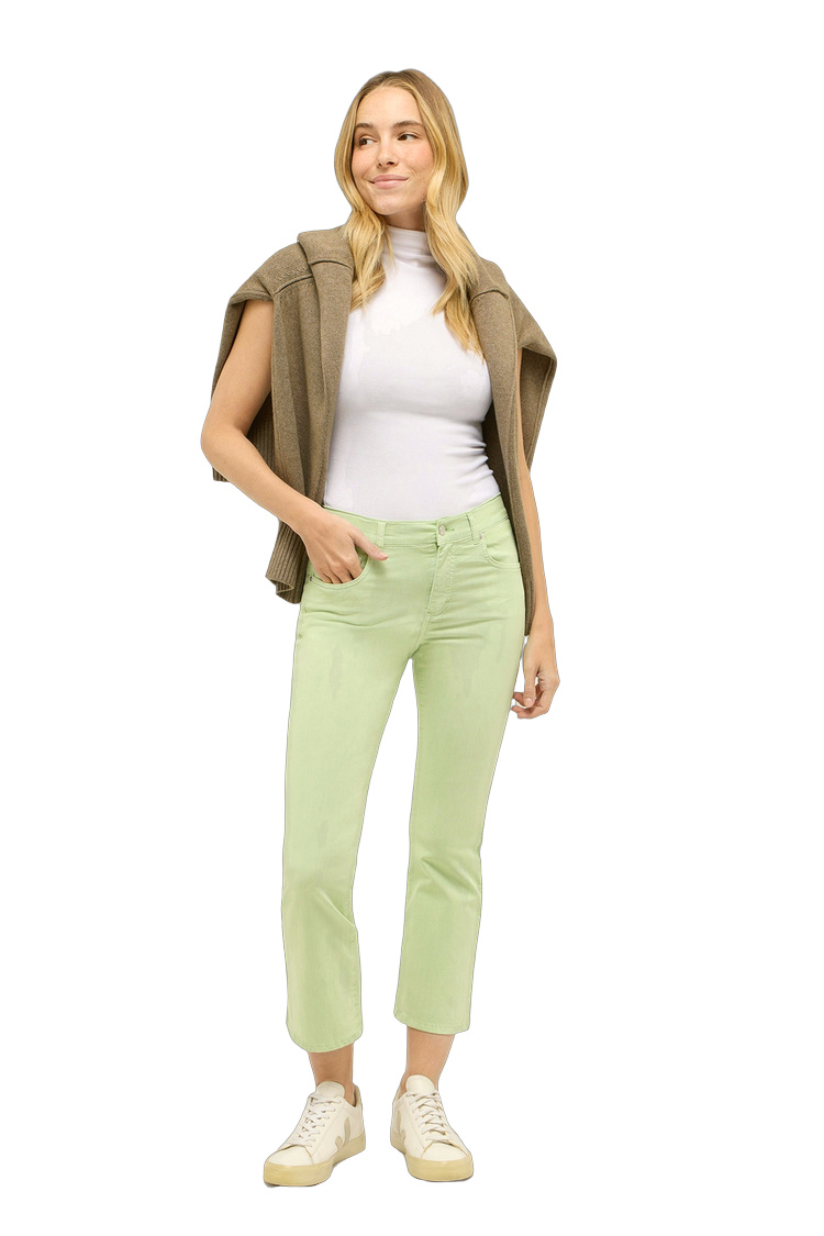 Weiche Stretch-Hosen Damen mit Slim Fit Passform – Rückansicht