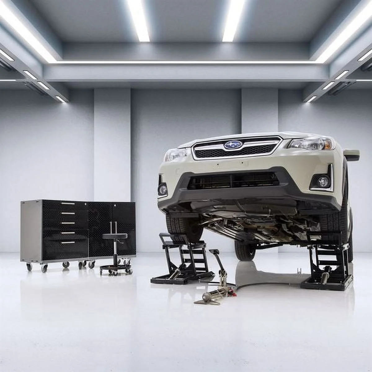 Black Widow Hydraulic Car Lift Ramps – 3,000 lb Capacity, Durable Steel, Adjustable Height