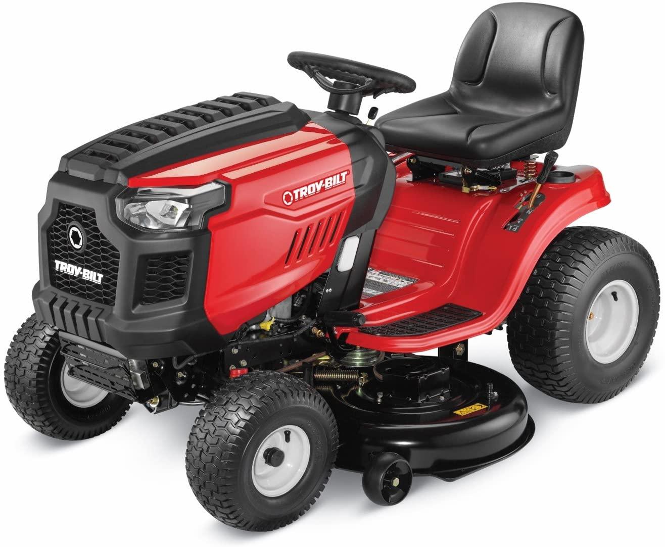 Troy-Bilt Horse 42′′ Hydrostatic Lawn Riding Mower, 579cc Engine, High Back Seat, 2-Year Warranty