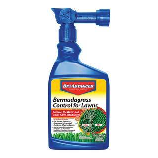 BioAdvanced Bermudagrass Killer, 32 oz Ready-to-Use Lawn Weed Control, Treats 5,000 sq. ft.