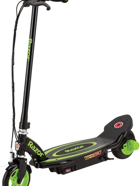 Razor Kids Electric Scooter with Hub Motor & Push-Button Throttle, Ages 8+