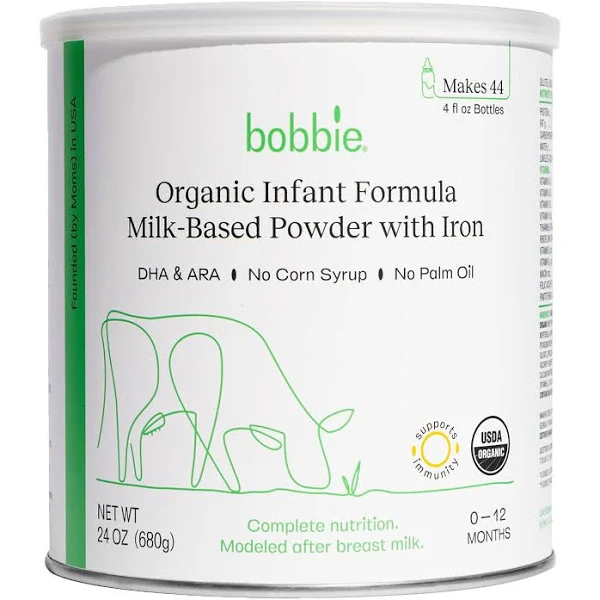 Bobbie Baby Organic Powder Infant Formula - 24oz