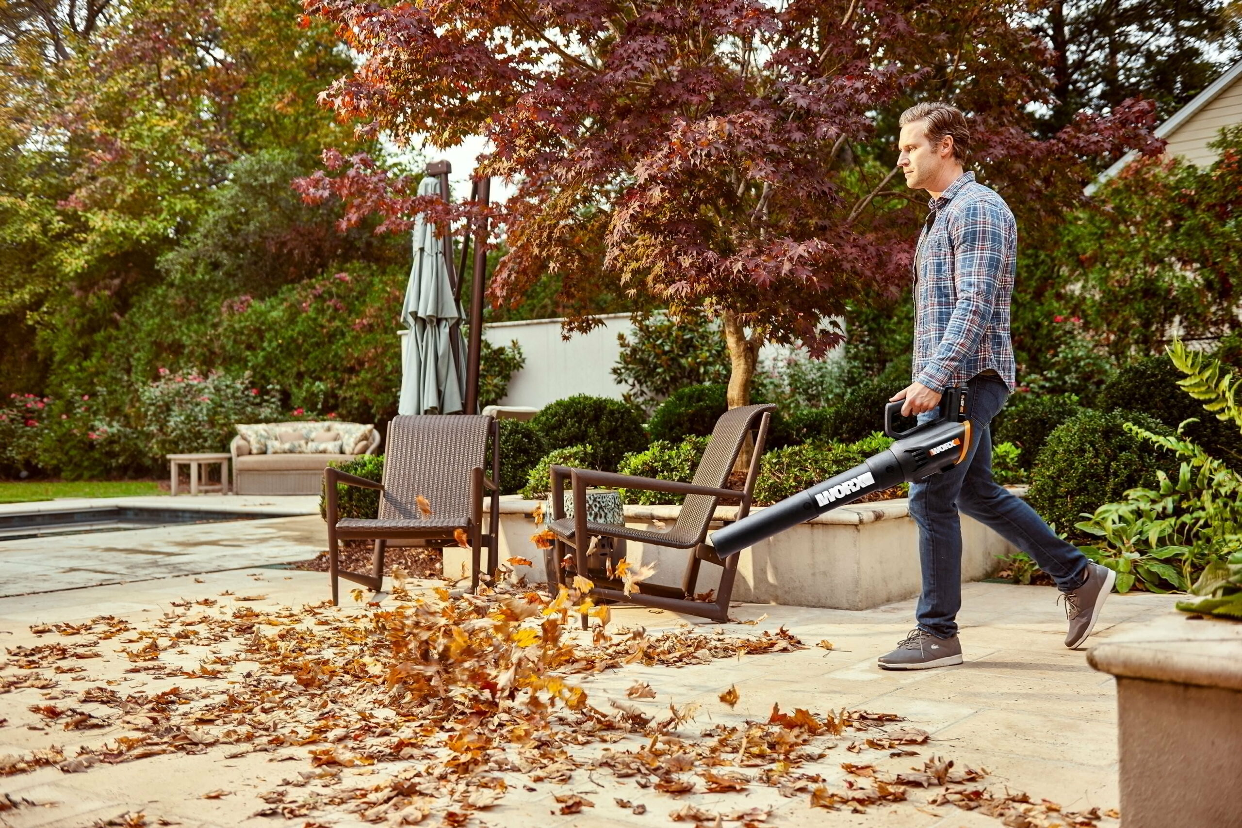 WORX 20V Cordless Leaf Blower, Two Speed, TURBINE Technology, Lightweight, Model WG547