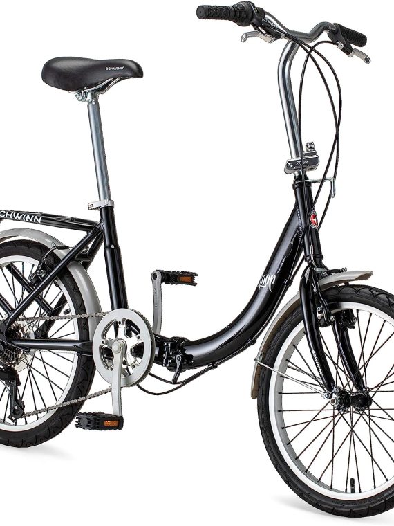 Schwinn Loop 20′′ Folding Bike, 7-Speed, Adult Unisex Bicycle