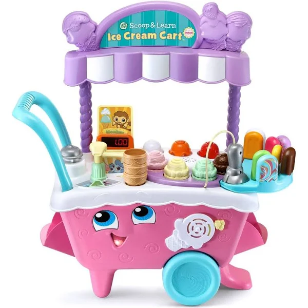 Leapfrog Scoop and Learn Ice Cream Cart Deluxe (Frustration Free Packaging)