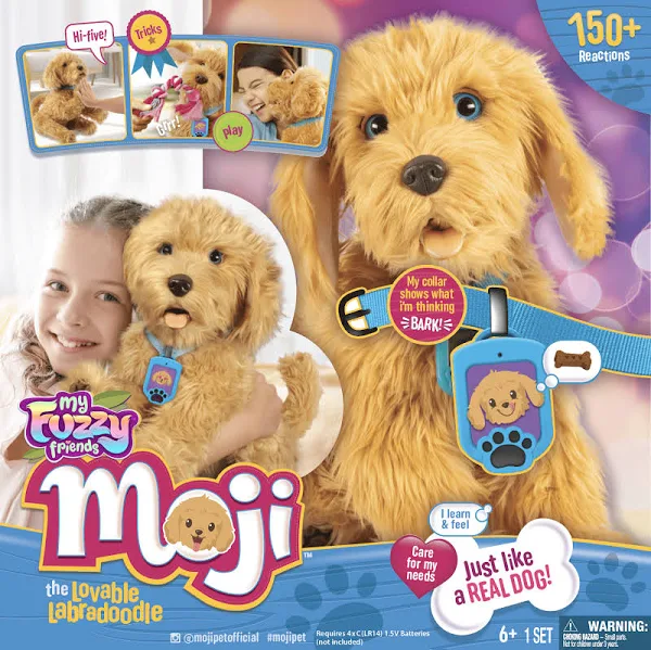 Moji Various The Lovable Labradoodle Interactive Puppy Toy