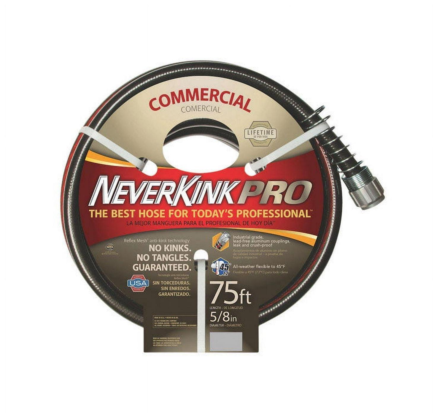 Teknor Apex NeverKink Pro 8844 5/8′′ x 75′ Water Hose, Mold Resistant, All-Weather Use