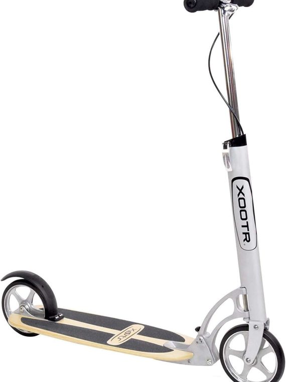 Cruz Kick Scooter for Teens/Adults, 800+lb Capacity, QuickClick Folding, Front & Rear Brakes