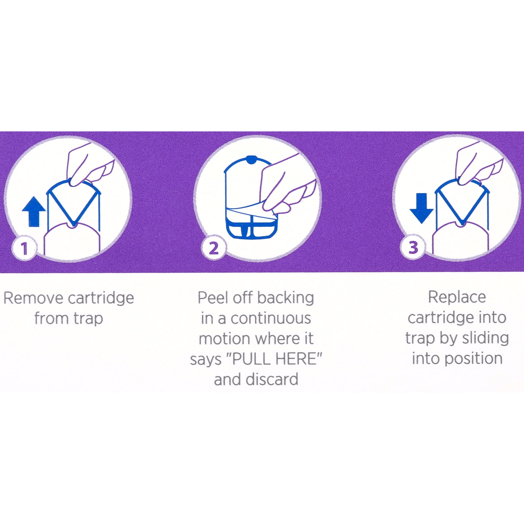 Zevo Flying Insect Trap Refill Kit – Safe, Chemical-Free, 24-Hour Protection, Includes 2 Cartridges, Blue & UV Light, Odorless, For Home Use