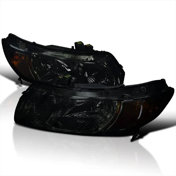 Spec-D Tuning Honda Civic Euro Headlights - 2LH-CV062G-RS