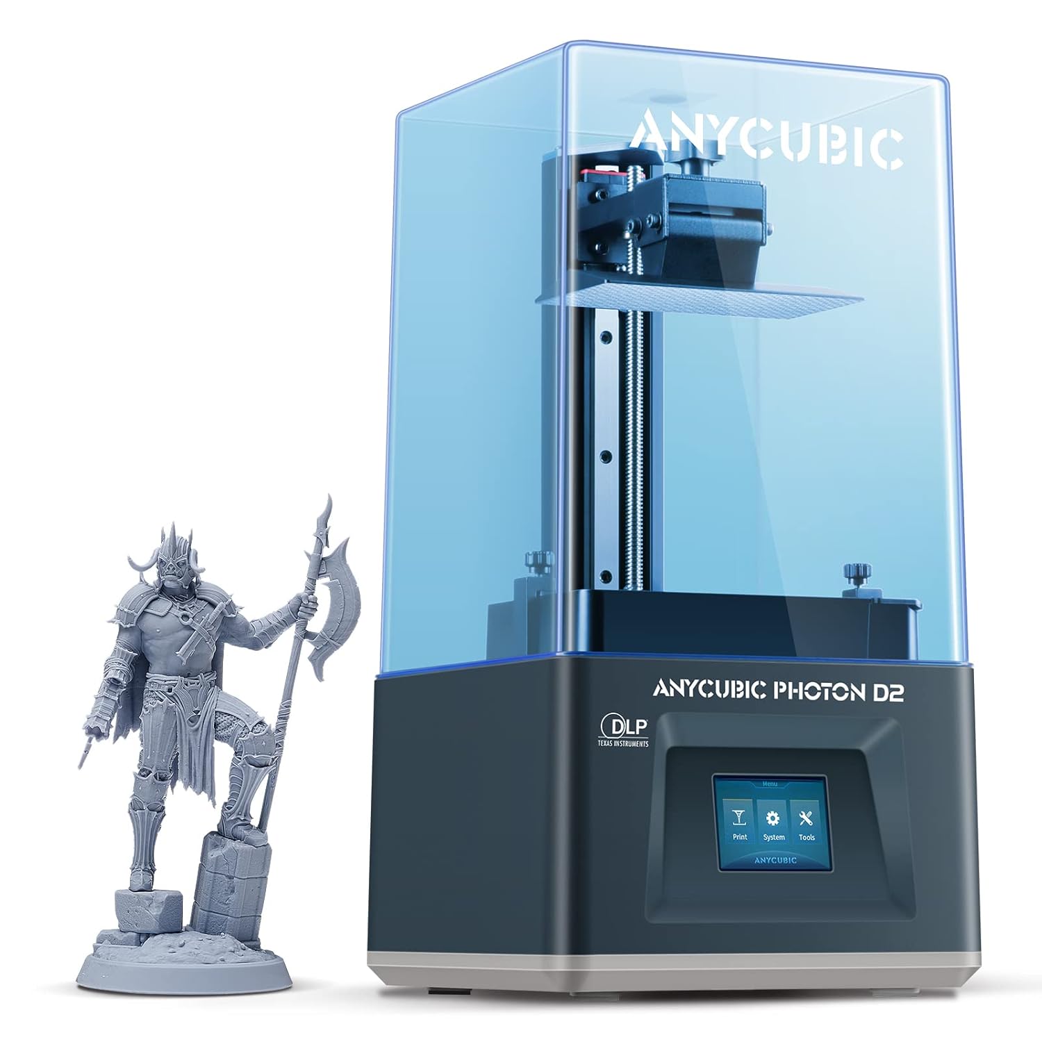 ANYCUBIC Photon Mono 2 Resin 3D Printer, 6.6′′ 4K LCD, High-Precision, Large Print Volume 6.49′′x5.62′′x3.5′′