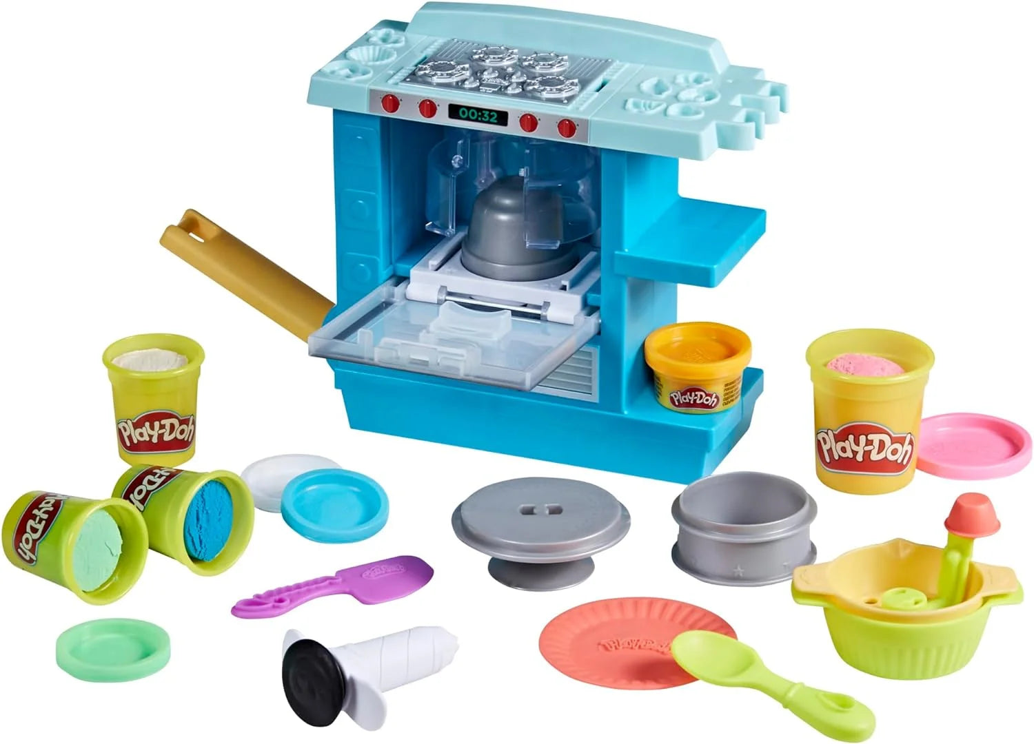 Play-Doh Kitchen Creations Rising Cake Oven Playset – Preschool Kitchen Toy for Ages 3+